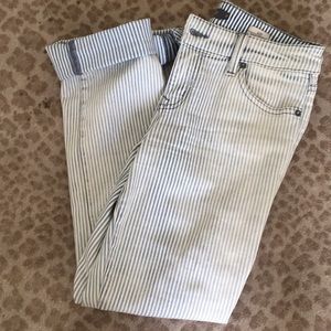 Level 99- lily skinny straight jeans- stripe
